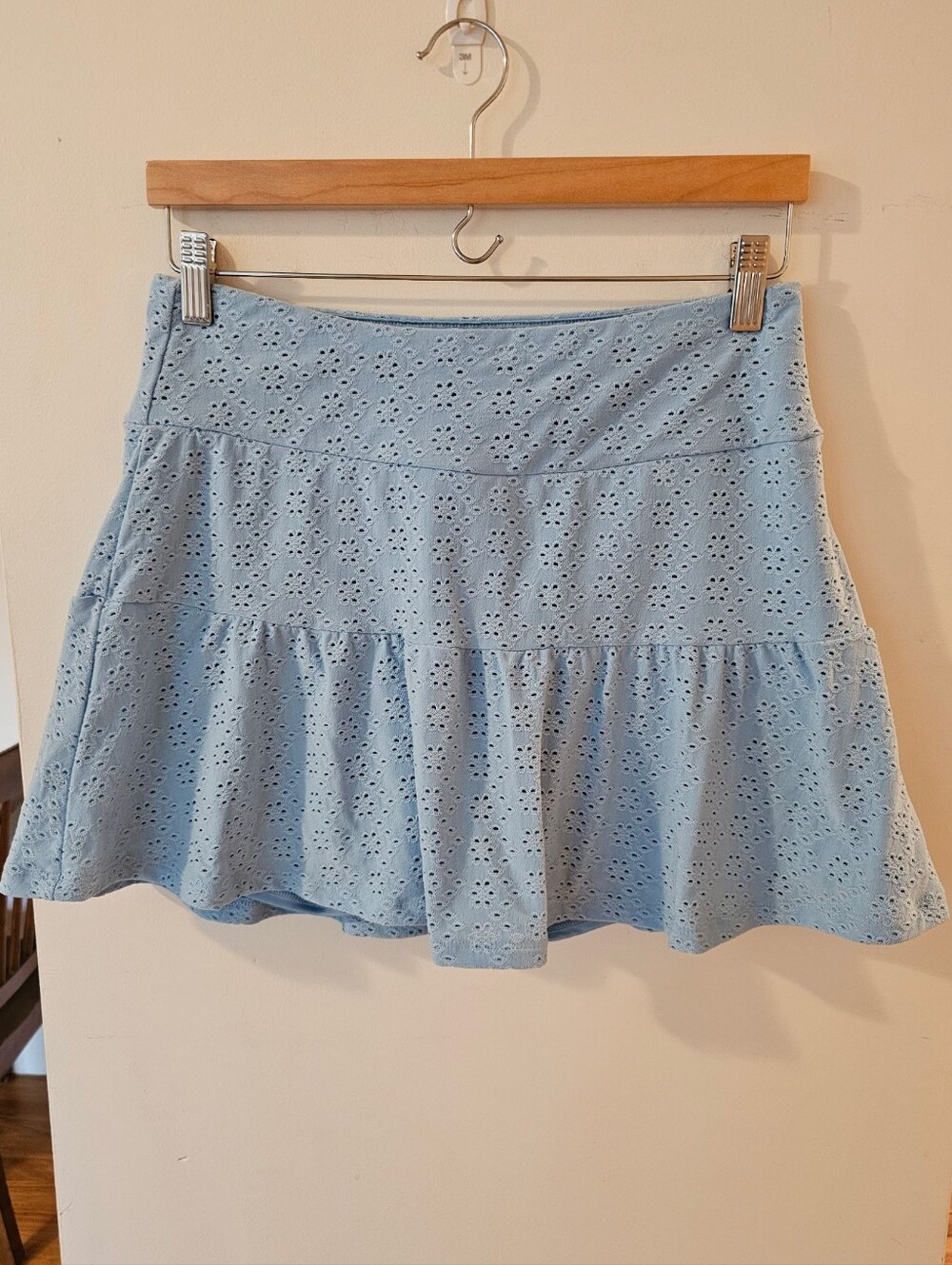 Women's Light Blue Athleisure Skort